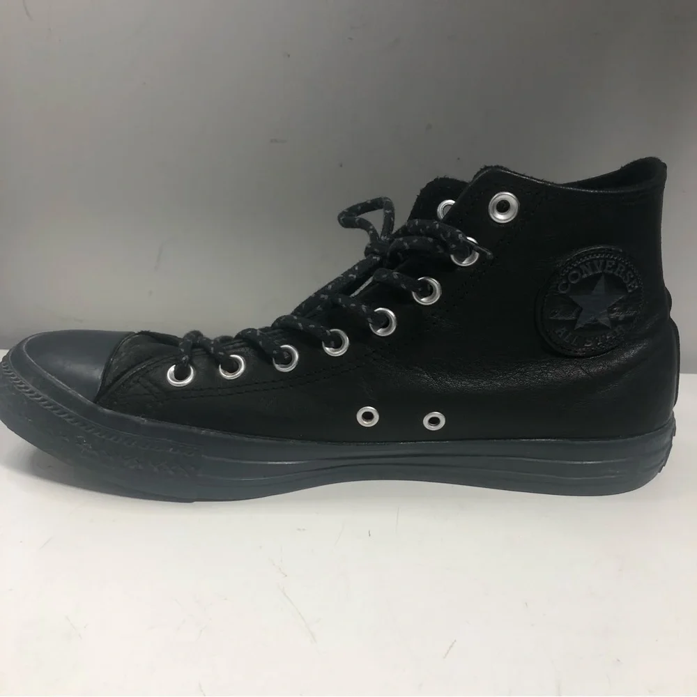 Converse Chuck Taylor All Star Mono Leather High Top, size 9M or 11W - Picture 2 of 9
